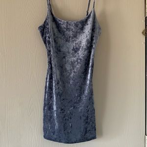 Forever21 Blue velvet dress